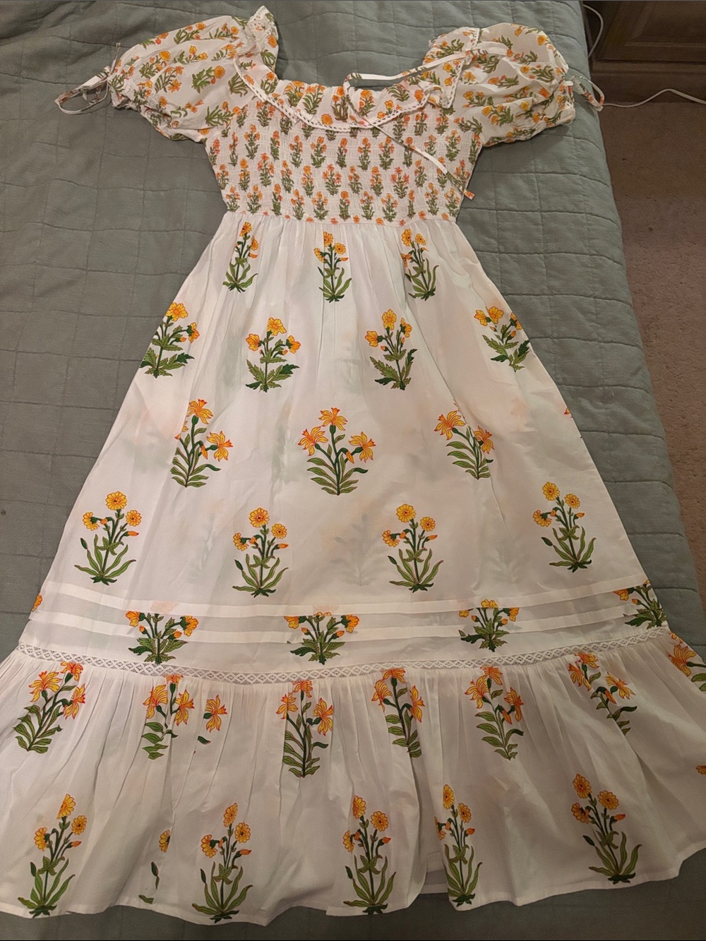 Tuckernuck Pink City Prints Meryl Dress in Buttercup Meadow - Picture 3 of 3